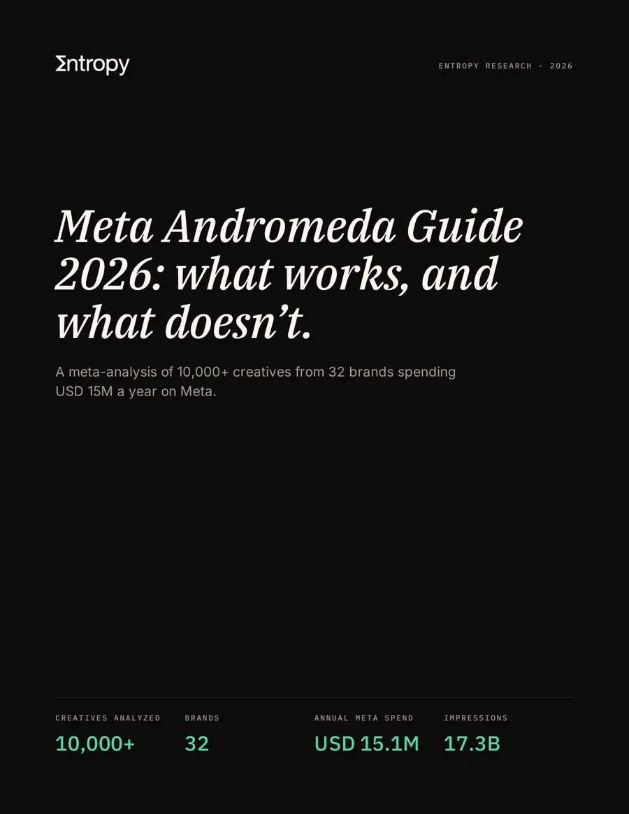 Portada de la Guía Meta Andromeda 2026.